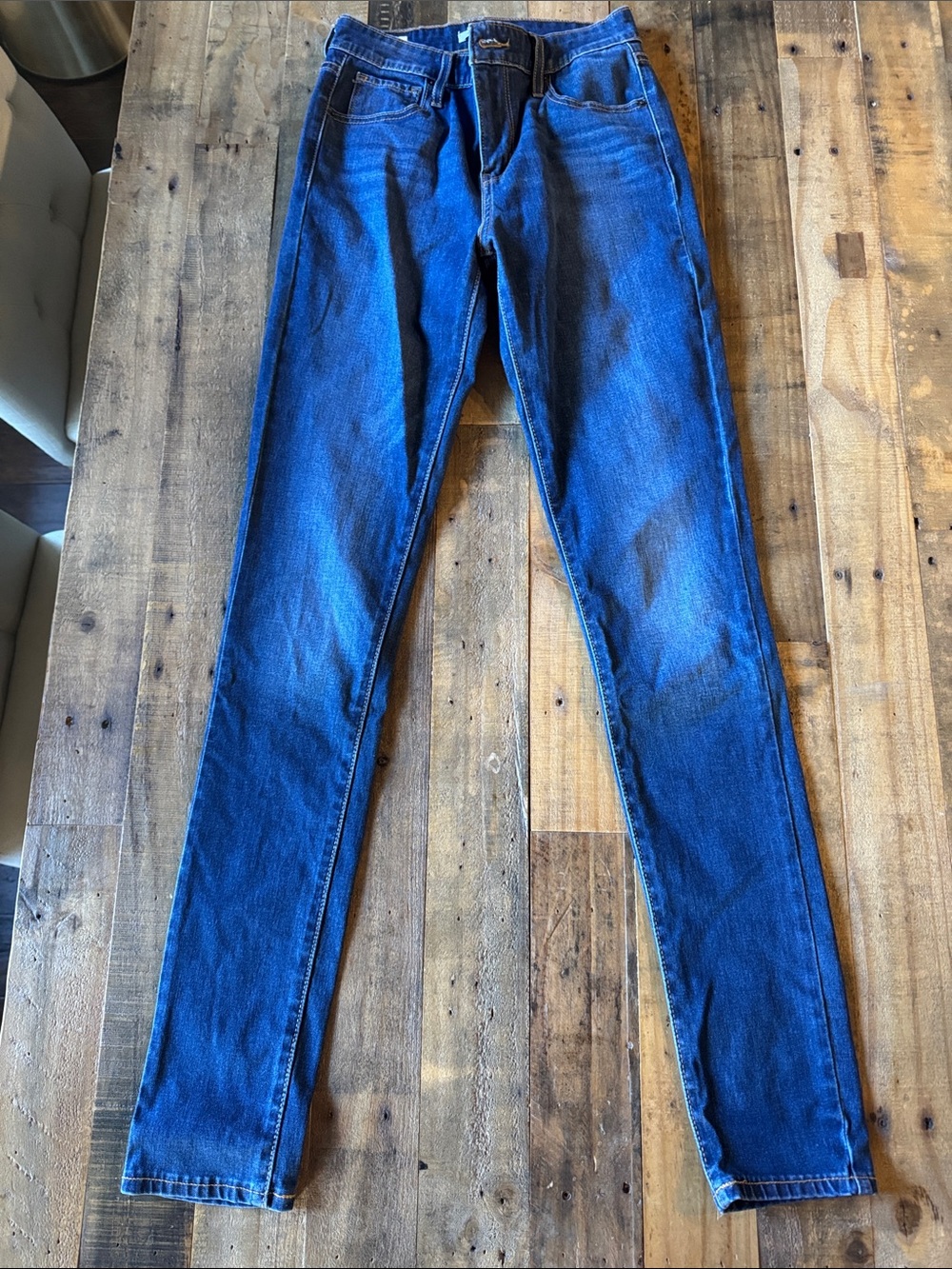Levi's Women's Skinny Jeans in Dark Blue Wash